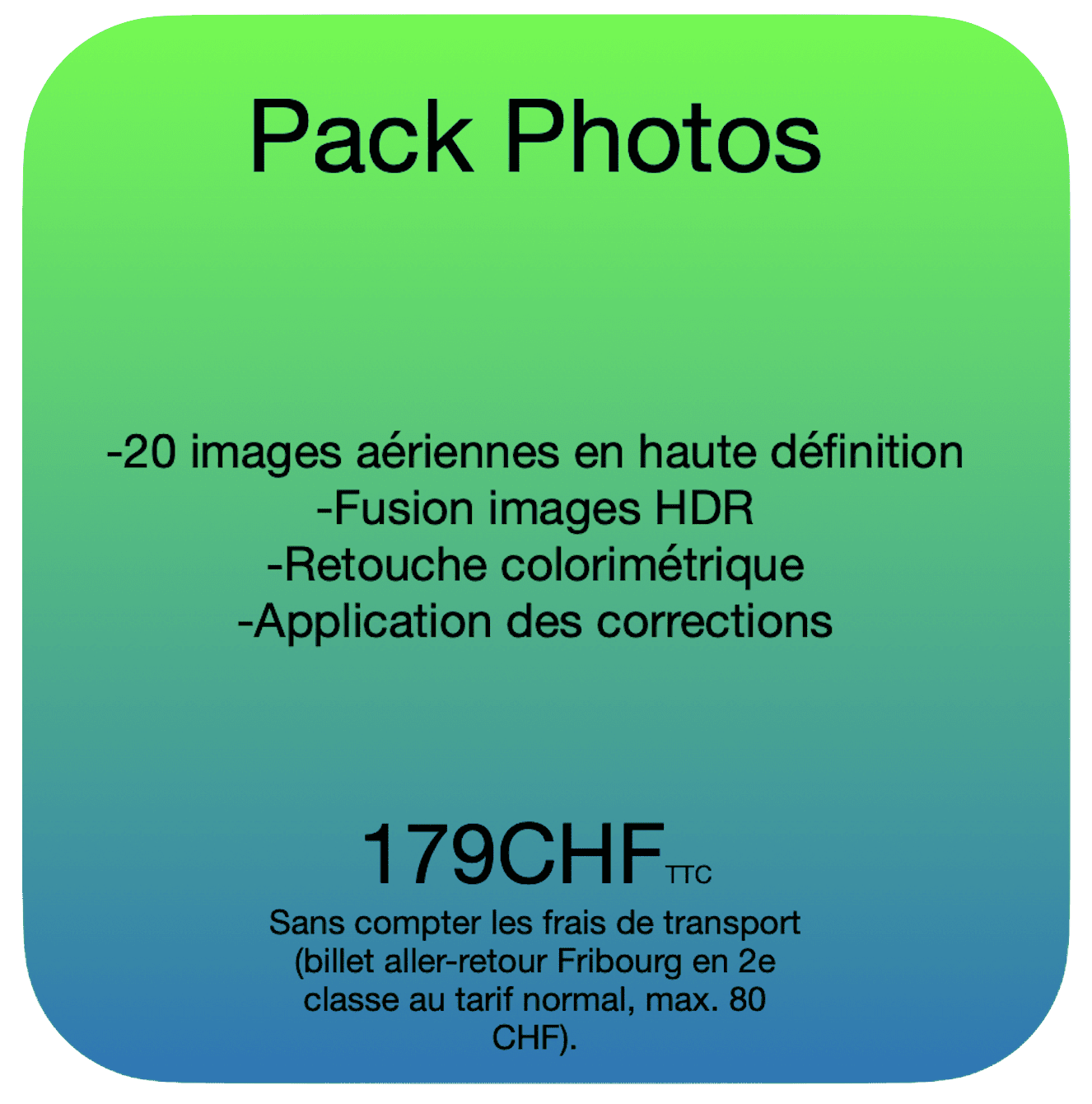 Prestation photographique
