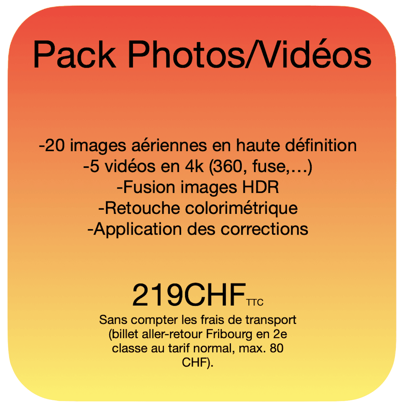 Prestation vidéographie aérienne